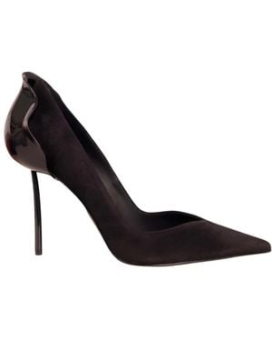 Le Silla Schoenen ,Zwart ,Leer Petalo Pump
