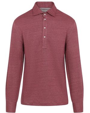 Brunello Cucinelli Polo Shirts - Purple