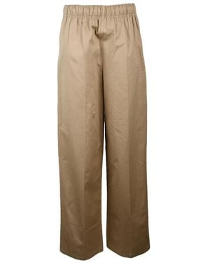 Prada Cropped Trousers - Natural
