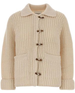 Isabel Marant Truien & Vesten ,Wol Delinda Cardigan - Naturel
