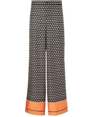 Fendi Wide Trousers - Black
