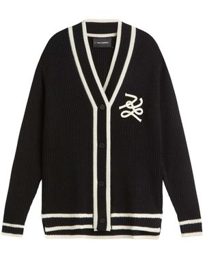 KARL LAGERFELD Cardigans - Black