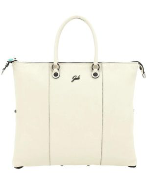 Gabs Tassen ,Katoen Convertible Leren Tas - Naturel