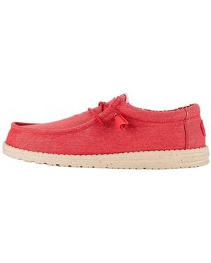 HEYDUDE Laced Shoes - Rosso
