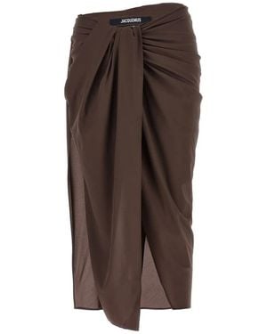 Jacquemus Midi Skirts - Brown