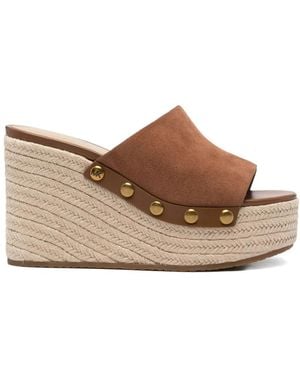 Michael Kors Keilabsatz-Sandalen - Braun