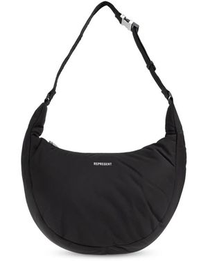 Represent Logo Schultertasche - Schwarz