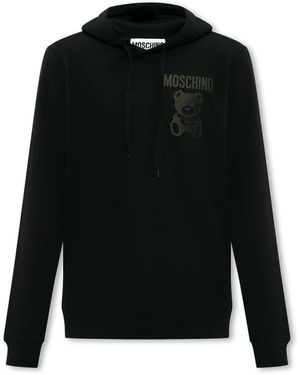 Moschino Hoodies - Black