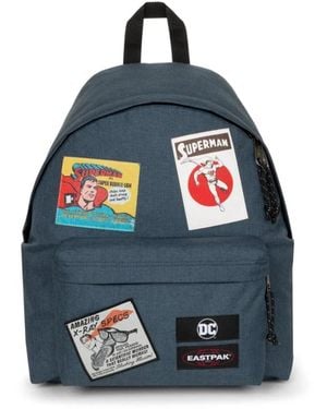 Eastpak Blauwe Gewatteerde Rugzak Met Opgezet Logo