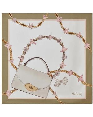 Mulberry Silk Scarves - Metallic