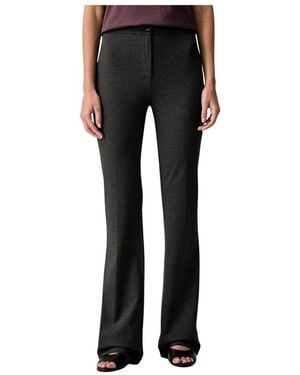 Pinko Wide Trousers - Negro