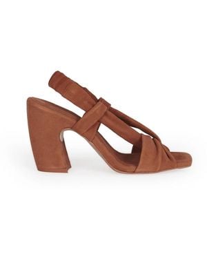 Cortana High Heel Sandals - Brown