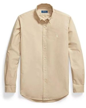 Polo Ralph Lauren Overhemden ,Bruin ,Majica - Naturel
