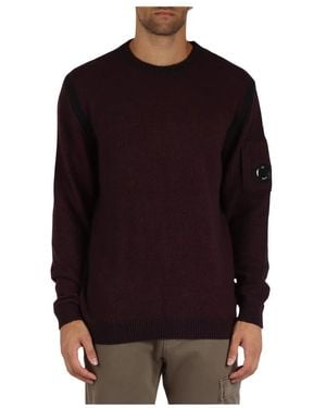 C.P. Company Round-Neck Knitwear - Black