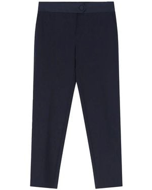 Imperial Gerade Geschnittene Hose - Blau