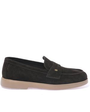 Baldinini Wildleder-Loafer - Schwarz