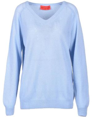 Wild Cashmere Kaschmir Pullover 100% Rein Weich Luxus - Blau