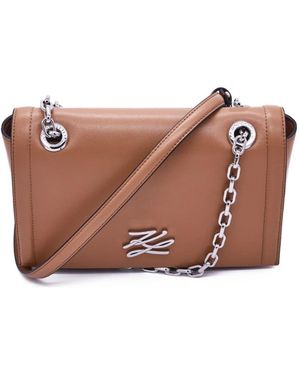 KARL LAGERFELD Cross Body Bags - Brown