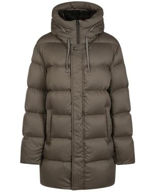 Herno Jassen ,Bruin ,Nylon Lange Jas
