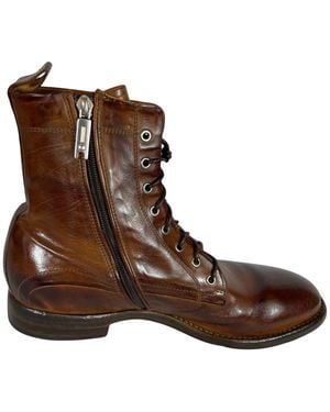 LEMARGO Lace-Up Boots - Brown