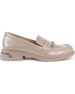 Santino Milano Elegante Gesloten Loafers Vrouwen - Grijs