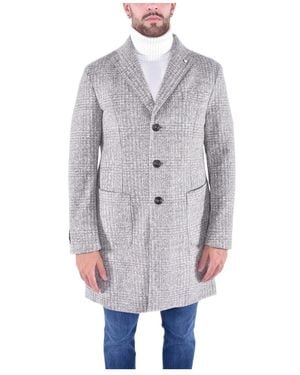 L.B.M. 1911 Single-Breasted Coats - Grey
