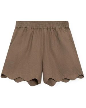 SOSUE Casual Shorts - Marrón