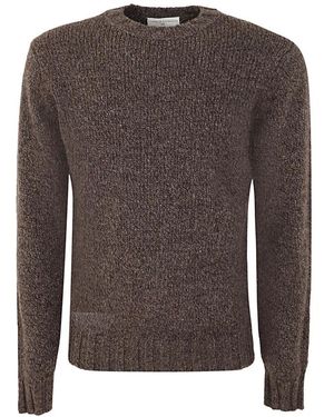 FILIPPO DE LAURENTIIS Round-Neck Knitwear - Marrón