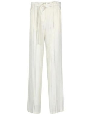 Semicouture Wijde Broek - Wit