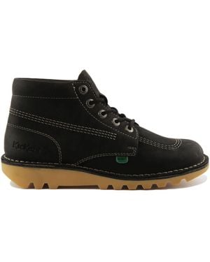 Kickers Lace-Up Boots - Black
