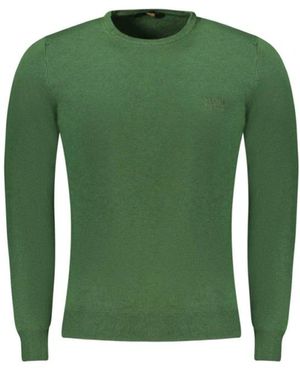 Roberto Cavalli Txm60A-Ve04000-Xl Rundhals-Strickware - Grün