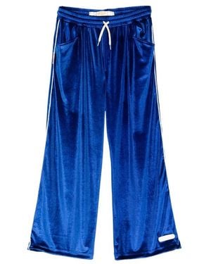 PDF Wide Trousers - Blu