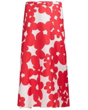 Marni Midi Skirts - Red