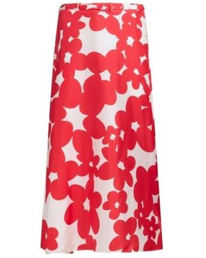 Marni Midi Skirts - Red