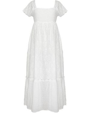 Pepe Jeans Maxi Jurken - Wit