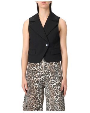 Ganni Vests - Nero