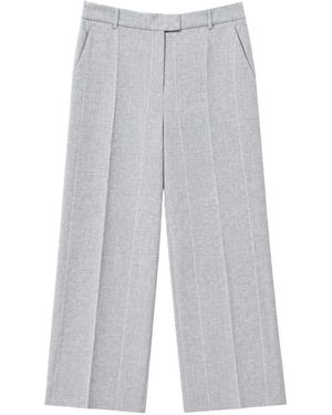 Eleventy Wide Trousers - Grey