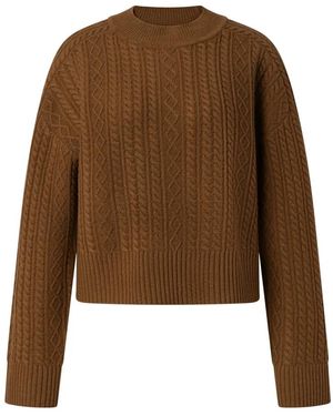 Windsor. Truien & Vesten ,Bruin ,Trui Met Ronde Hals