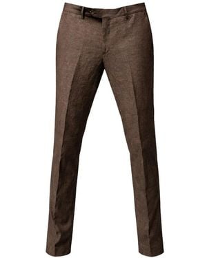 Franzese Collection Suit Trousers - Brown
