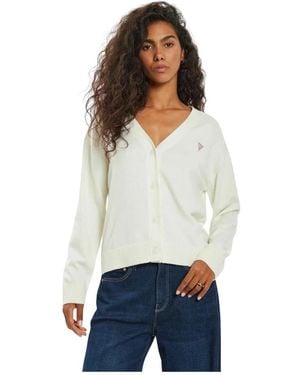 Guess Truien & Vesten ,Wit ,Wol Mini Driehoek Vest