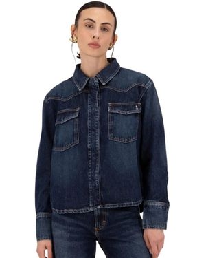 ICON DENIM Norah Overshirt - Blauw
