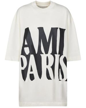 Ami Paris Tops ,Wit ,T-Shirts
