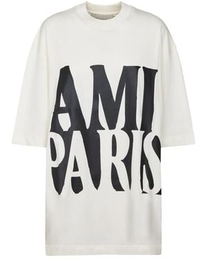 Ami Paris T-Shirts - Weiß