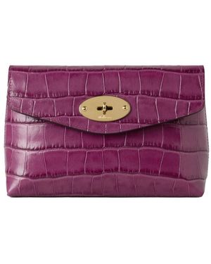 Mulberry Tassen ,Paars ,Leer Darley Cosmetische Pouch, Orchid Bloom