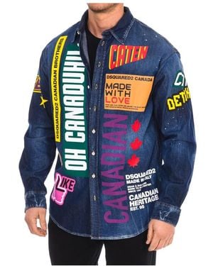 DSquared² Casual Shirts - Blauw