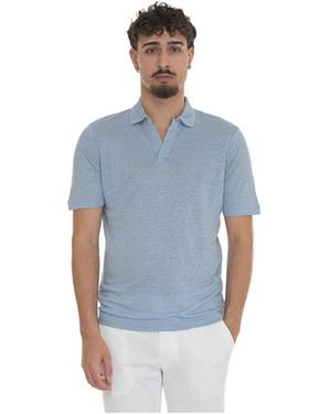 Gran Sasso Polo Shirts - Blu