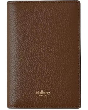Mulberry Passport Cover Two Tone - Braun