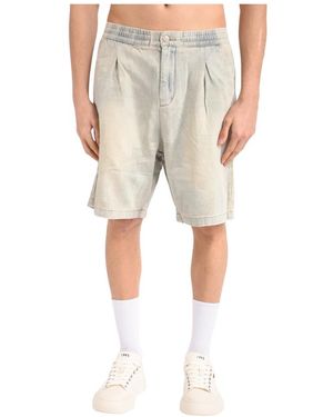 Acupuncture Denim Shorts - Neutro