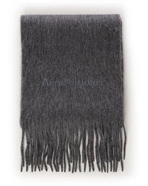 Acne Studios Accessoires ,Grijs ,Winter Scarves