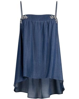 Liu Jo Sleeveless Tops - Blue